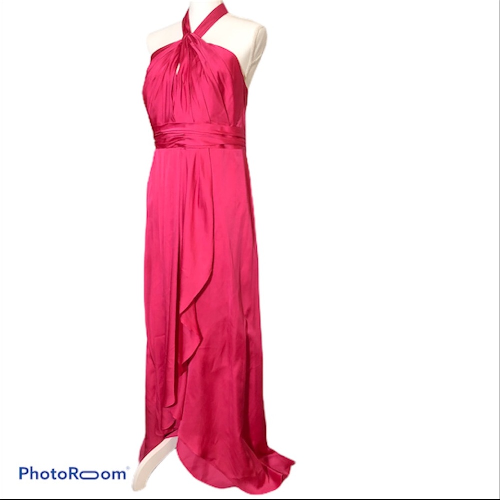 David's Bridal Pink Bridesmaids Prom Dress Size 16